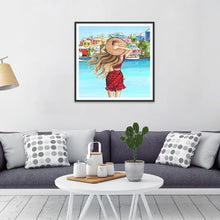 Load image into Gallery viewer, Girl  - Full Drill Round Drill - 30x30cm