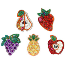 Load image into Gallery viewer, 5pcs Fruit DIY Keychain