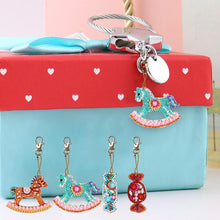 Load image into Gallery viewer, 4pcs Trojan Candy DIY Keychain