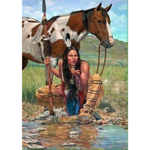 Load image into Gallery viewer, Indian - Full Drill Round Drill - 30x40cm