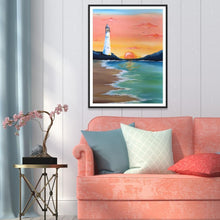 Load image into Gallery viewer, Sea View - Full Drill Round Drill - 30x40cm