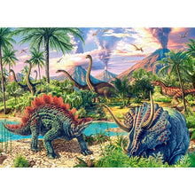 Load image into Gallery viewer, Dinosaur  - Full Drill Round Drill - 40x30cm