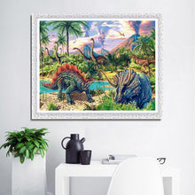 Load image into Gallery viewer, Dinosaur  - Full Drill Round Drill - 40x30cm