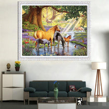 Load image into Gallery viewer, Horse  - Full Drill Round Drill - 40x30cm
