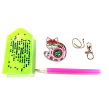 Load image into Gallery viewer, 4pcs Cat DIY Keychain