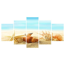 Load image into Gallery viewer, 5pcs Beach - Full Drill Round Drill - 95x45cm