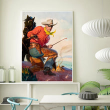Load image into Gallery viewer, Cowboy - Full Drill Round Drill - 30x40cm