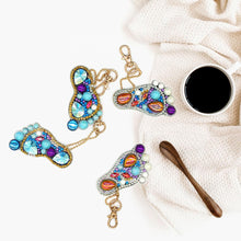 Load image into Gallery viewer, 4pcs Feet DIY Keychain