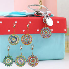 Load image into Gallery viewer, 5pcs Mandala DIY Keychain