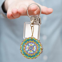 Load image into Gallery viewer, 5pcs Mandala DIY Keychain