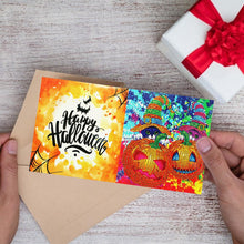 Load image into Gallery viewer, 4pcs/Set-Halloween-Diamond Greeting Cards