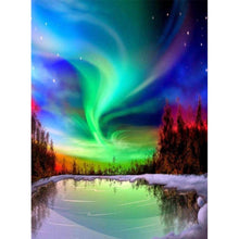 Load image into Gallery viewer, Aurora Scenery - Full Drill Round Drill - 40x30cm