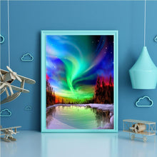 Load image into Gallery viewer, Aurora Scenery - Full Drill Round Drill - 40x30cm