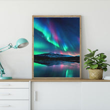 Load image into Gallery viewer, Aurora Scenery - Full Drill Round Drill - 40x30cm