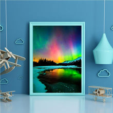 Load image into Gallery viewer, Aurora Scenery - Full Drill Round Drill - 40x30cm