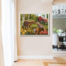 Load image into Gallery viewer, Deer Nature - Full Drill Round Drill - 40x30cm