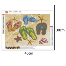 Load image into Gallery viewer, Ocean Beach - Full Drill Round Drill - 40x30cm