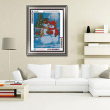 Load image into Gallery viewer, Snowman  - Full Drill Round Drill - 30x40cm