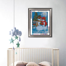 Load image into Gallery viewer, Snowman  - Full Drill Round Drill - 30x40cm