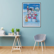 Load image into Gallery viewer, Snowman  - Full Drill Round Drill - 30x40cm