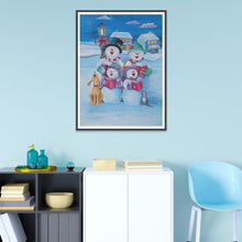 Load image into Gallery viewer, Snowman  - Full Drill Round Drill - 30x40cm