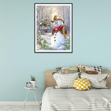 Load image into Gallery viewer, Snowman  - Full Drill Round Drill - 30x40cm
