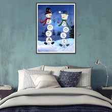 Load image into Gallery viewer, Snowman  - Full Drill Round Drill - 30x40cm