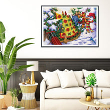 Load image into Gallery viewer, Snowman - Full Drill Round Drill - 40x30cm