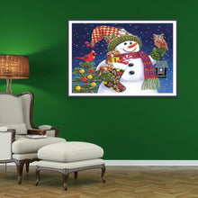 Load image into Gallery viewer, Snowman - Full Drill Round Drill - 40x30cm
