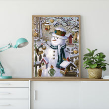 Load image into Gallery viewer, Santa Claus Snowman  - Full Drill Round Drill - 40x30cm