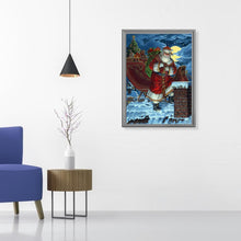 Load image into Gallery viewer, Santa Claus Snowman  - Full Drill Round Drill - 40x30cm