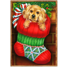 Load image into Gallery viewer, Santa Claus Animal  - Full Drill Round Drill - 40x30cm