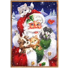 Load image into Gallery viewer, Santa Claus - Full Drill Round Drill - 40x30cm