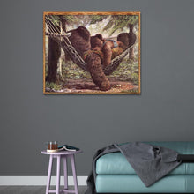 Load image into Gallery viewer, Bear - Full Drill Round Drill - 35x30cm