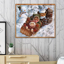 Load image into Gallery viewer, Bear - Full Drill Round Drill - 35x30cm