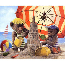 Load image into Gallery viewer, Bear - Full Drill Round Drill - 35x30cm