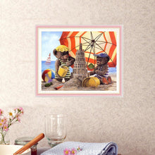 Load image into Gallery viewer, Bear - Full Drill Round Drill - 35x30cm