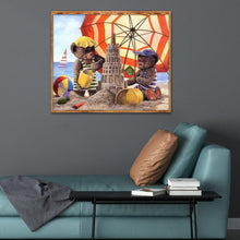 Load image into Gallery viewer, Bear - Full Drill Round Drill - 35x30cm