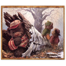 Load image into Gallery viewer, Bear - Full Drill Round Drill - 35x30cm