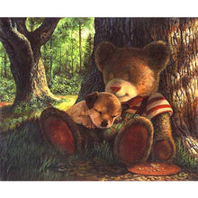 Load image into Gallery viewer, Bear - Full Drill Round Drill - 35x30cm