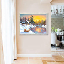 Load image into Gallery viewer, Snow Scenery  - Full Drill Round Drill - 40x30cm