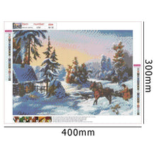 Load image into Gallery viewer, Snow Scenery  - Full Drill Round Drill - 40x30cm