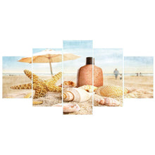 Load image into Gallery viewer, 5pcs/set Beach - Full Drill Round Drill Painting - 95x45cm
