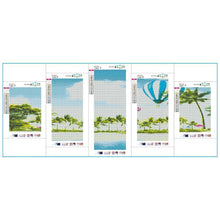 Load image into Gallery viewer, 5pcs Beach - Full Drill Round Drill - 95x45cm