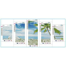 Load image into Gallery viewer, 5pcs Beach - Full Drill Round Drill - 95x45cm