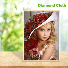 Load image into Gallery viewer, Girl - Full Drill Round Drill - 30x40cm