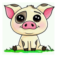 Load image into Gallery viewer, Pig  - Full Drill Round Drill - 30x30cm