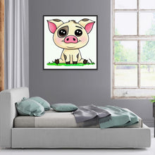 Load image into Gallery viewer, Pig  - Full Drill Round Drill - 30x30cm