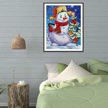 Load image into Gallery viewer, Snowman  - Full Drill Round Drill - 30x40cm