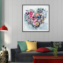 Load image into Gallery viewer, Love Skull Flower - Full Diamond Painting - 30x30cm